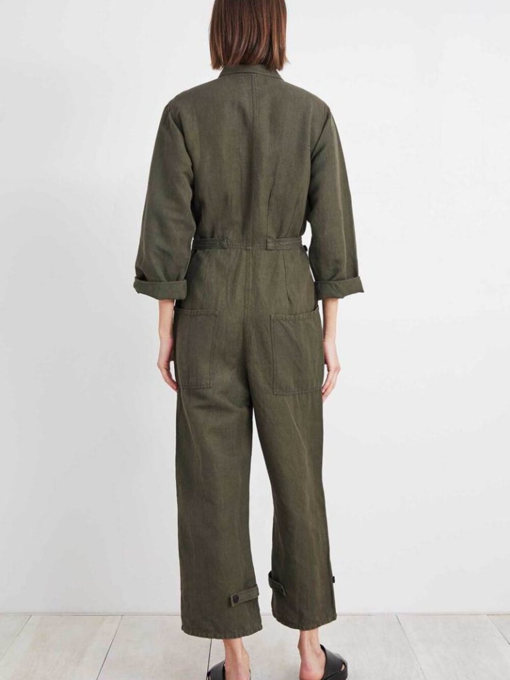 Apiece Apart Ares Jumpsuit in Olive Size 4 - Picture 2 of 5